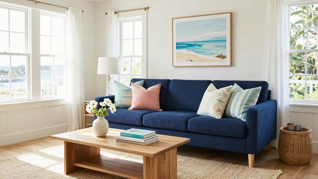 14 Blue Sofa Living Room Ideas for Fresh and Modern Decor