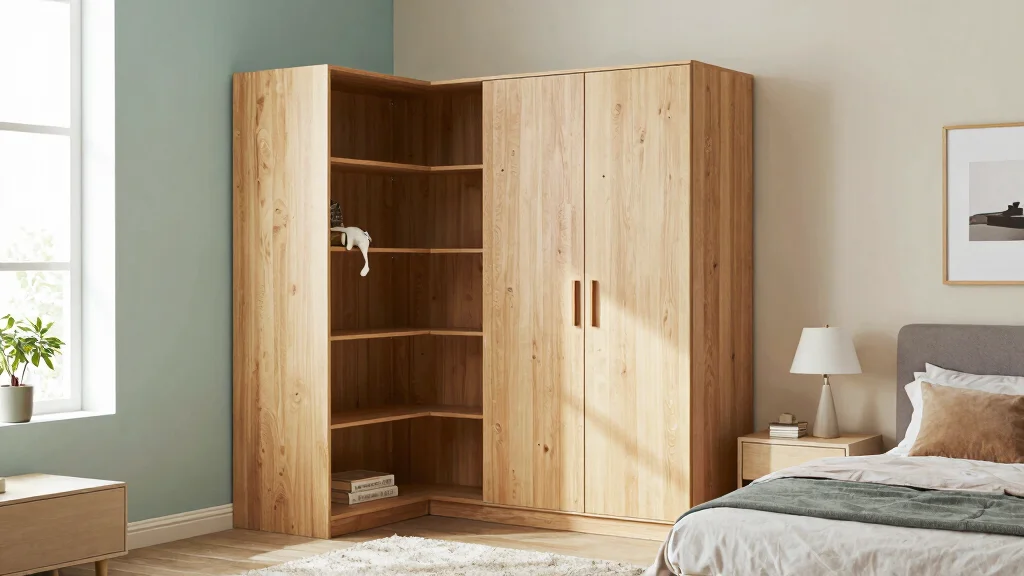 15 L Shape Wardrobe Design Ideas for Corner Bedroom Layouts