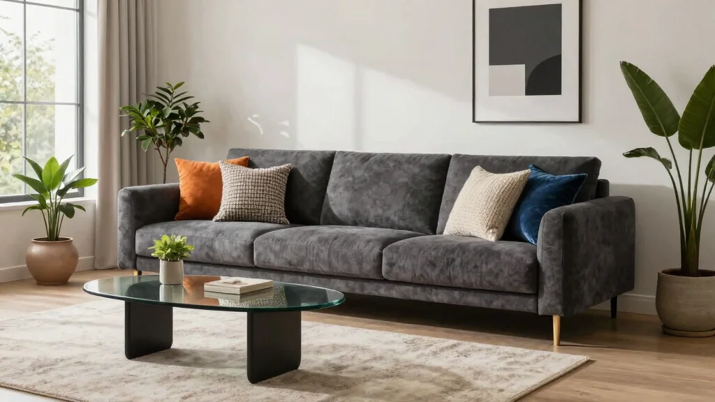16 Dark Grey Sofa Living Room Ideas for a Sleek Modern Style