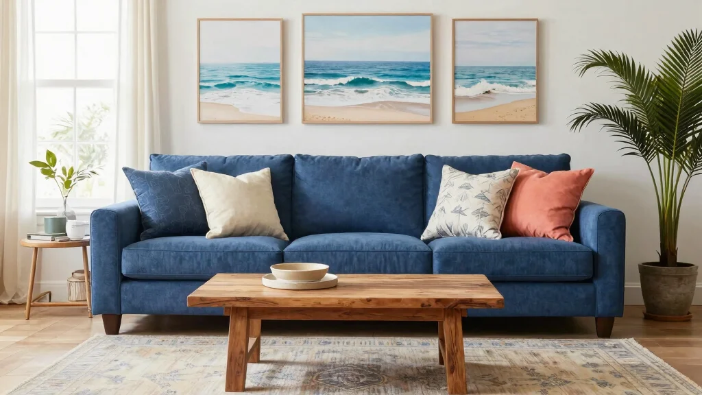 17 Blue Sofa Living Room Ideas for a Calm and Stylish Space
