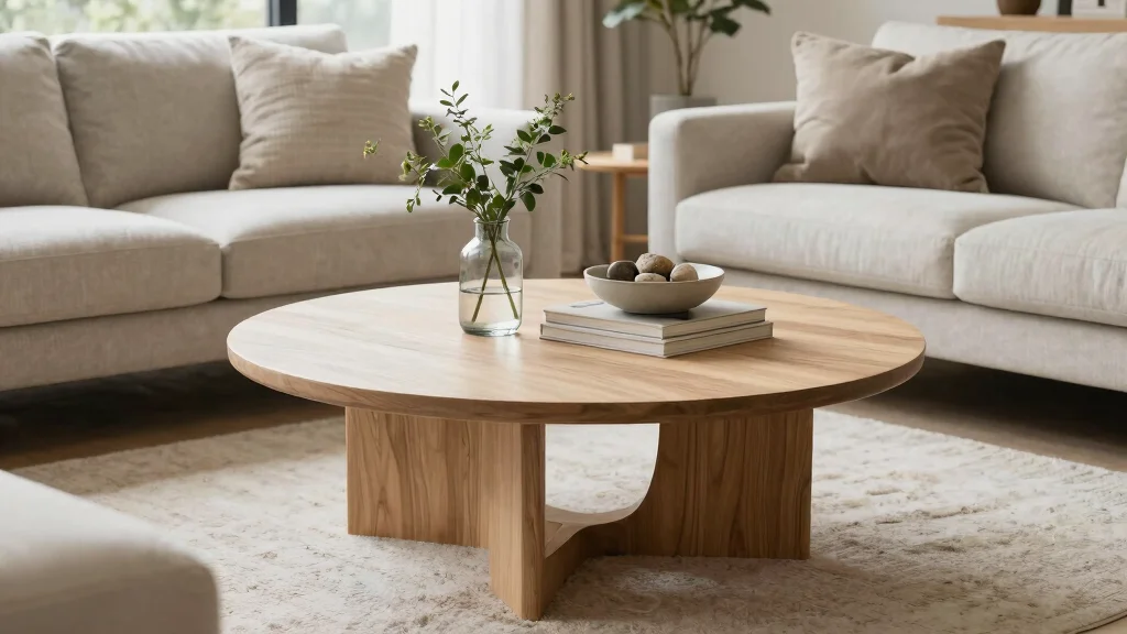 17 Round Coffee Table Decor Ideas for a Cozy Living Room