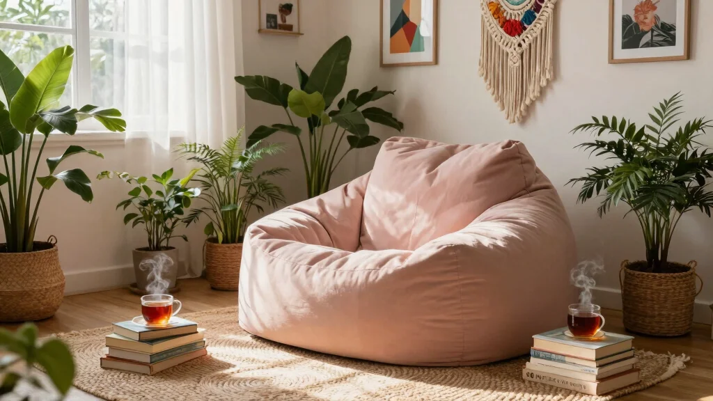 18 Bean Bag Chair Aesthetic Ideas for a Cozy Relaxed Space
