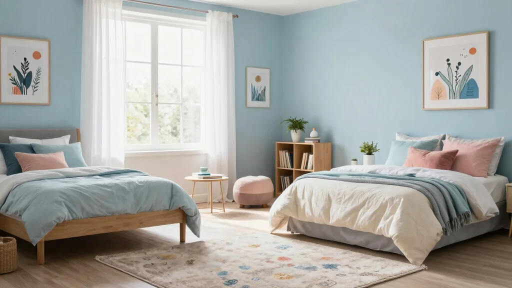 19 Bedroom Ideas: 2 Beds Layouts for Shared and Guest Rooms