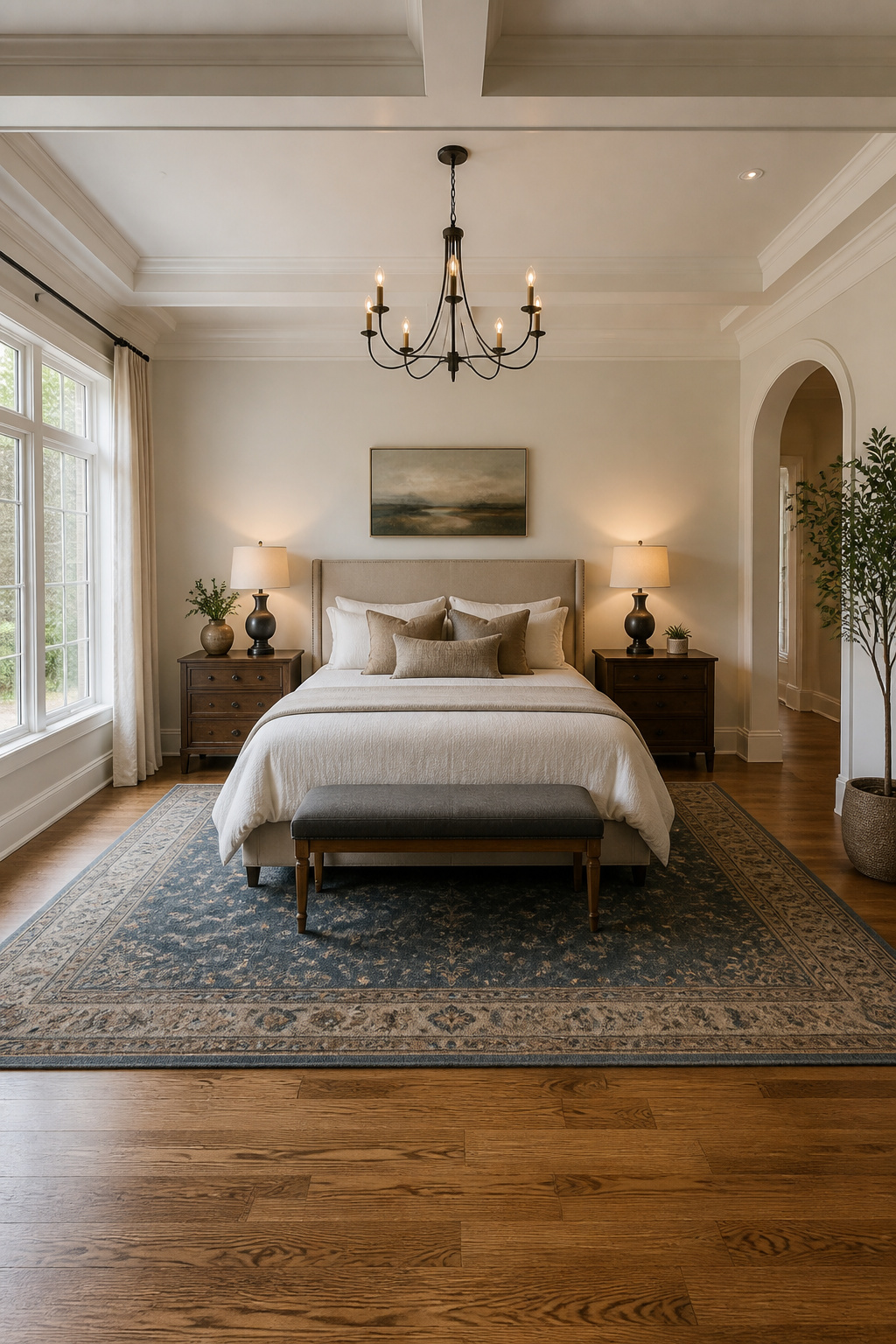 what-size-rug-goes-under-a-queen-bed
