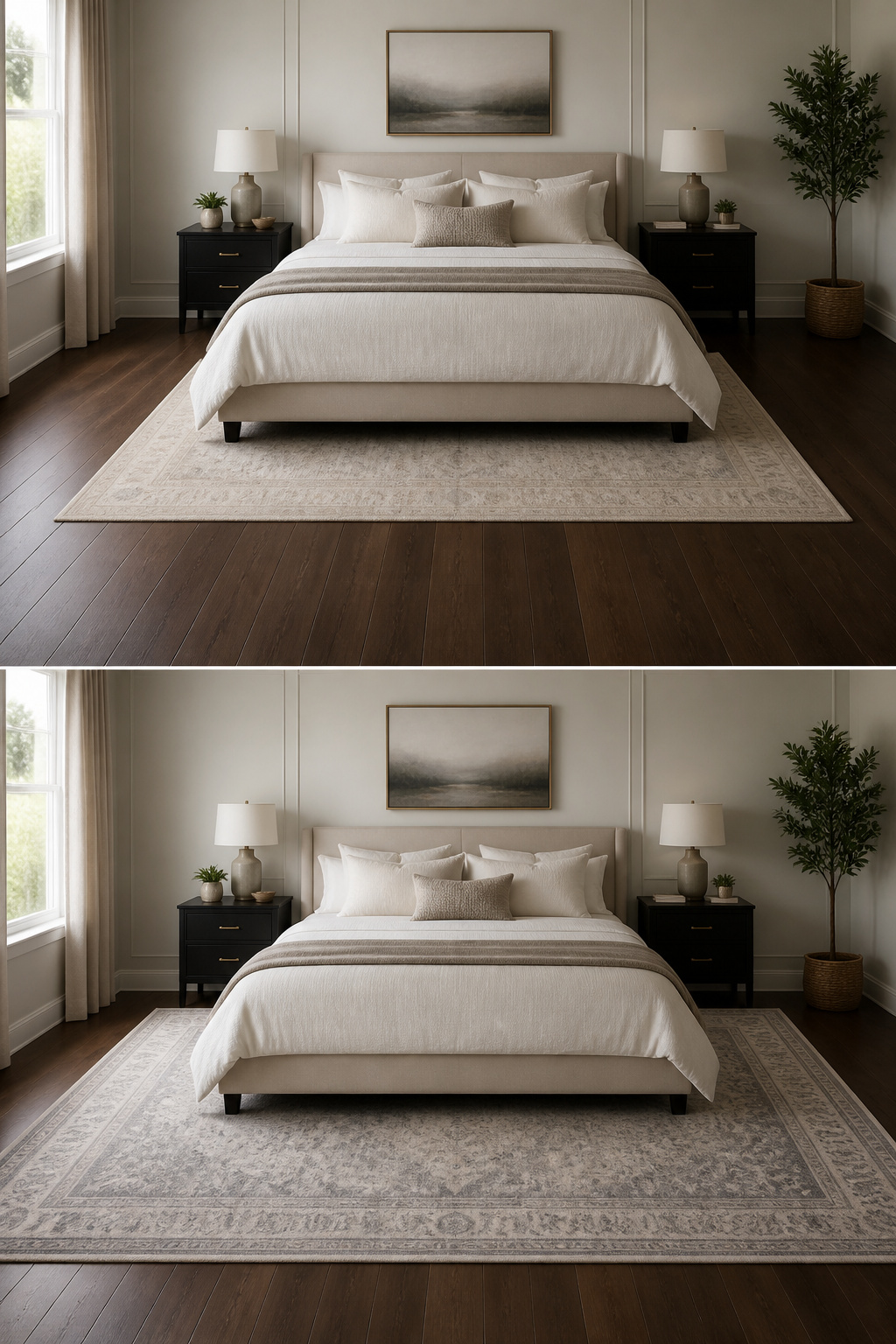what-size-rug-goes-under-a-king-bed