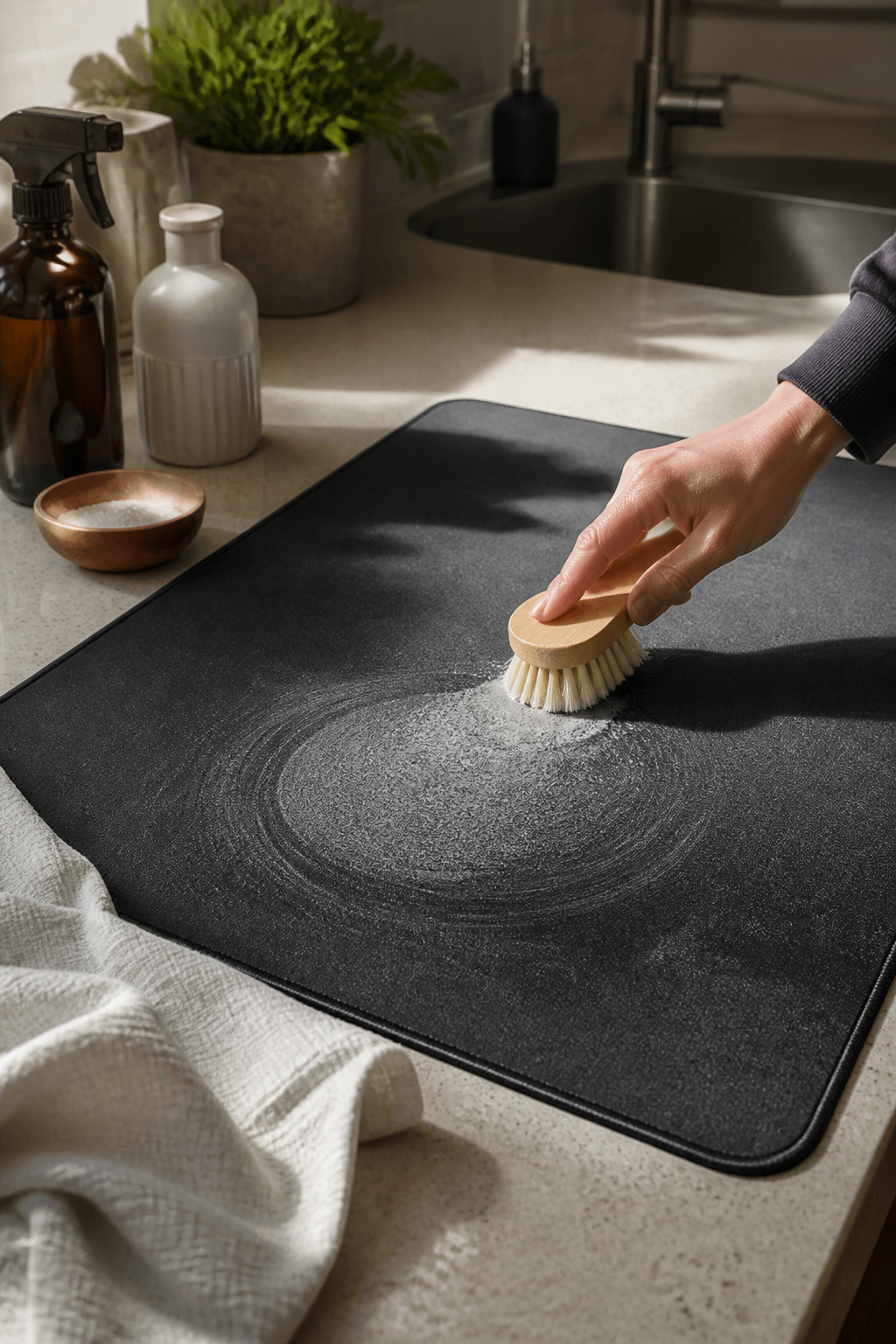 how-to-clean-a-desk-mat