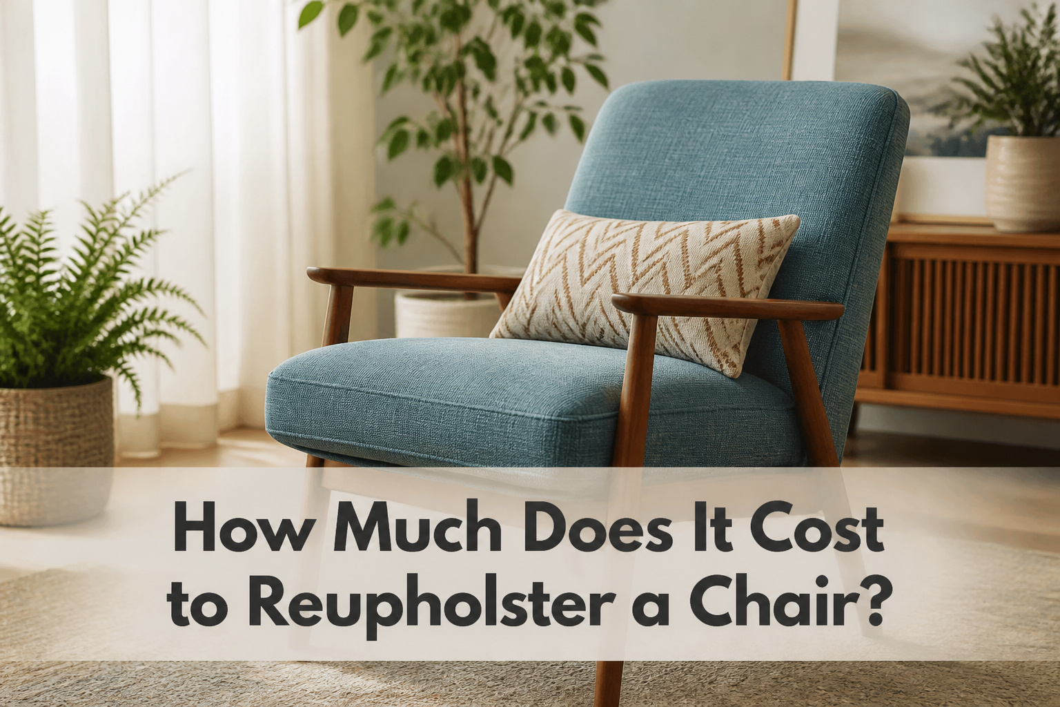 How Much Does It Cost to Reupholster a Chair? (2026)