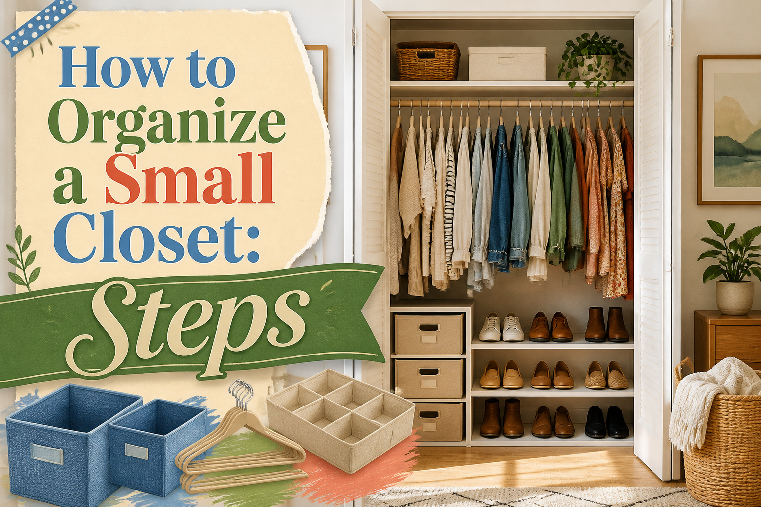 How to Organize a Small Closet: 6 Steps for 2026